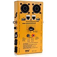 Los mejores  - Pyle PCT40 - Probador de cables de audio con 12 conectores